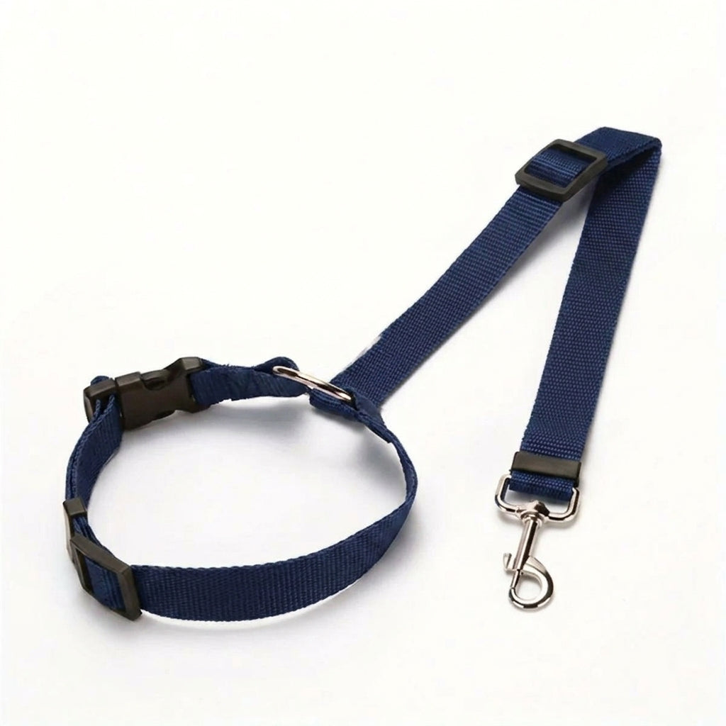Adjustable Dog Seat Belt Leash – Retractable Pet Safety Restraint with Secure Buckle for Cars, SUVs and Trucks